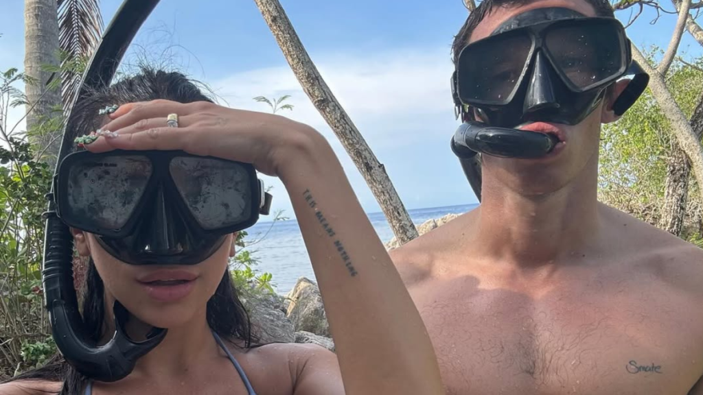 Dua Lipa Callum Turner Jamaica photo