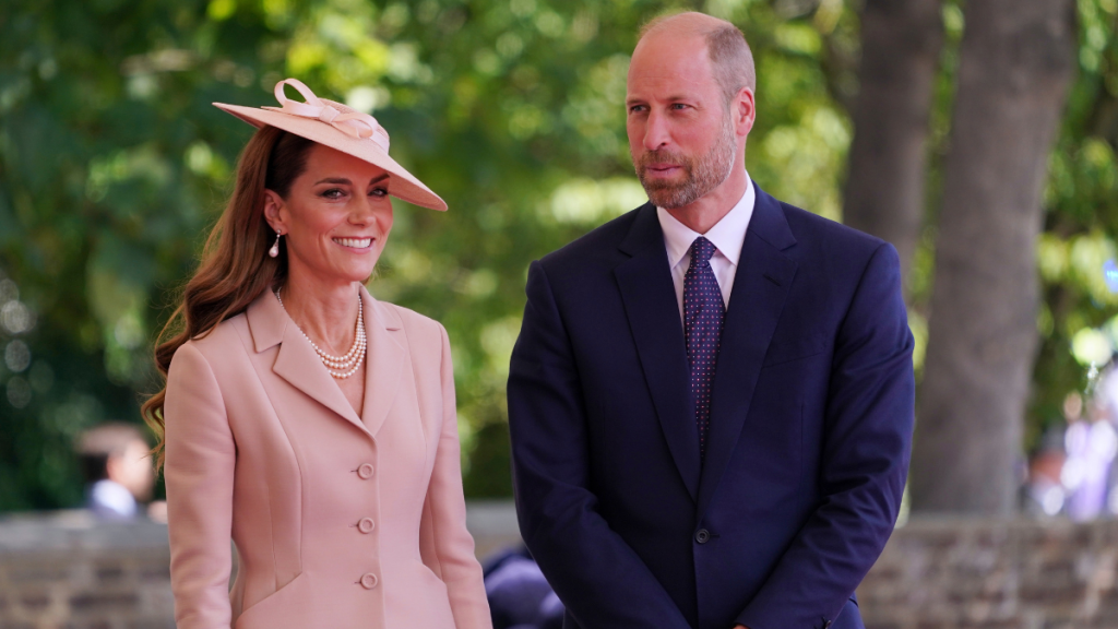 Prince William Kate Middleton dating love story catwalk