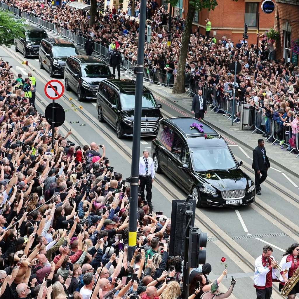 Ozzy Osbourne funeral procession in Birmingham via his Instagram