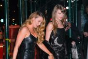 Taylor Swift celebrates her birthday with Blake Lively on December 13, 2023 in New York City