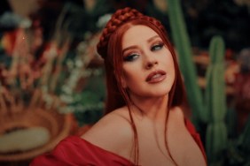 Christina Aguilera's Red Swimsuit Highlights Her Curves