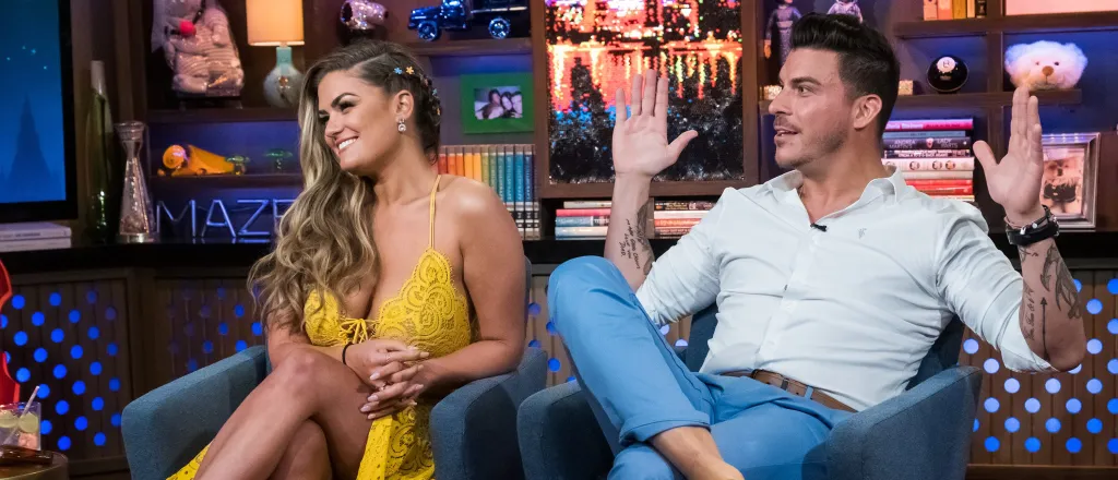 Jax Taylor and Brittany Cartwright on WWHL