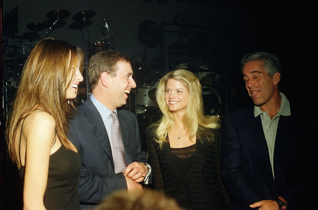 Prince Andrew with Jeffrey Epstein 