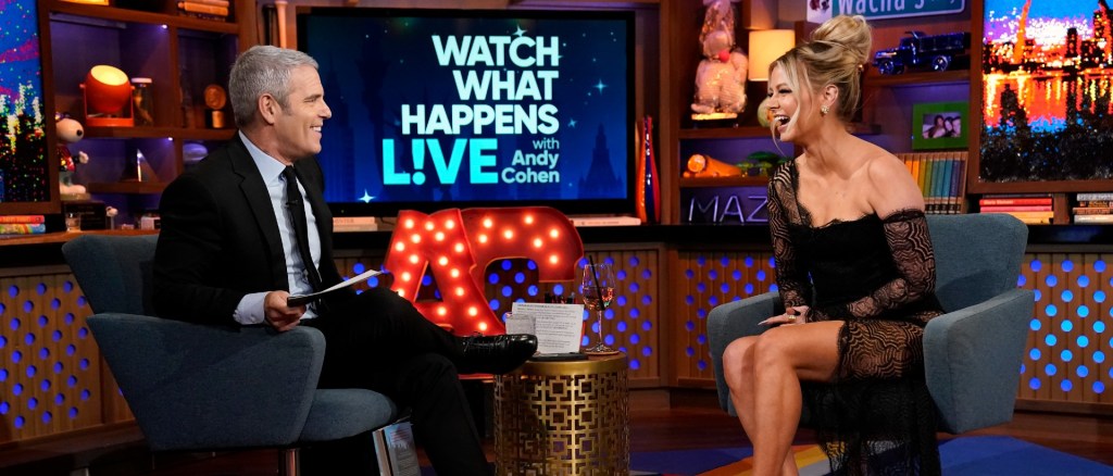 Andy Cohen and Ariana Madix on WWHL