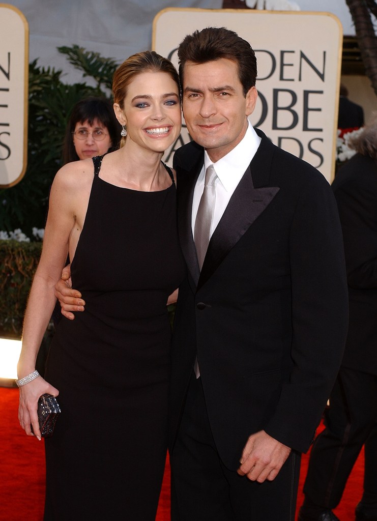Denise Richards and Charlie Sheen 
