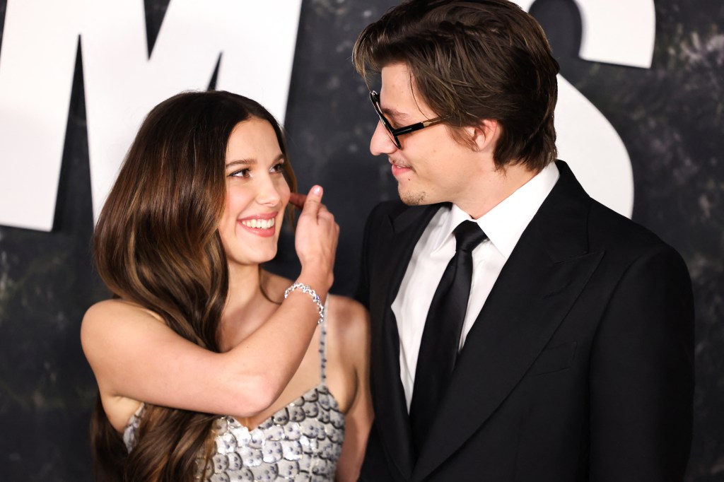 Millie Bobby Brown with her husband