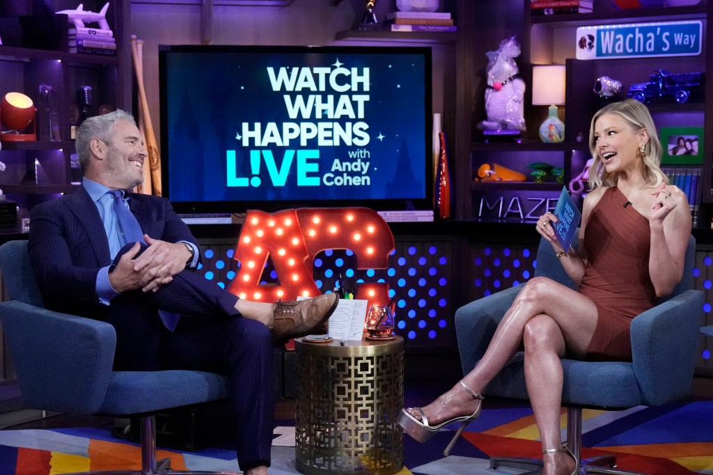 Andy Cohen and Ariana Madix on Watch What Happens Live