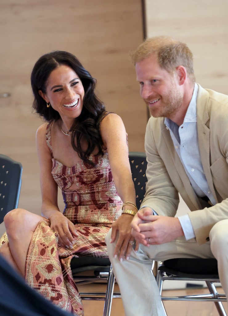 Prince Harry and Meghan Markle visiting Colombia