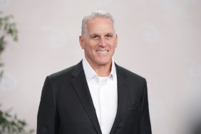 Mel Owens in a black suit at the 2025 Disney Upfront