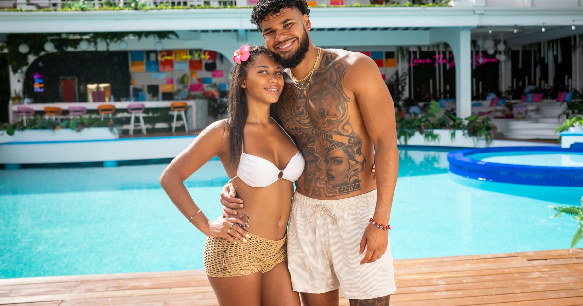Amaya and Bryan from Love Island USA