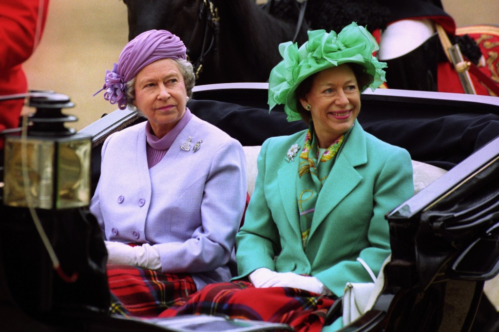 Queen Elizabeth and Princess Margaret