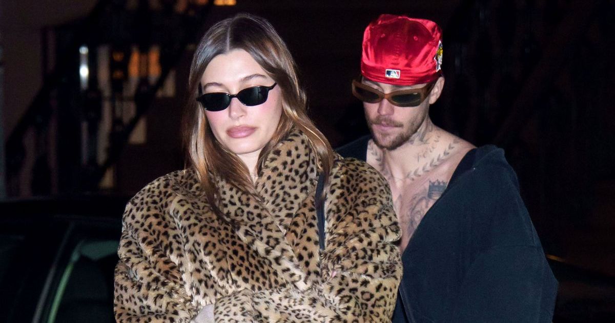 Hailey & Justin Bieber Enjoy Santa Monica Date Night in Coordinated Outfits