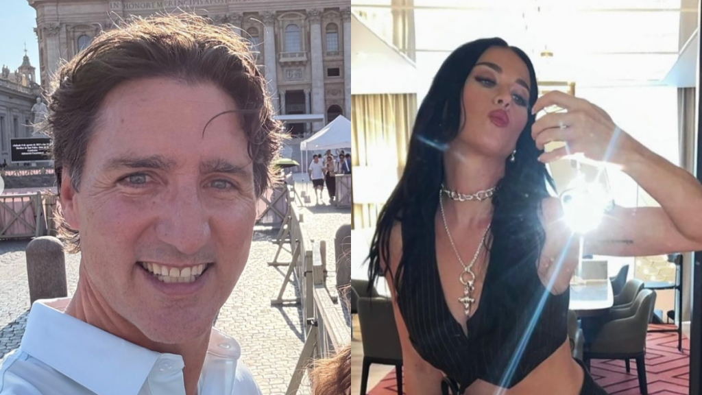 Justin Trudeau and Katy Perry
