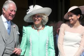 Prince Charles, Prince of Wales, Camilla, Duchess of Cornwall and Meghan, Duchess of Sussex attend The Prince of Wales' 70th Birthday Patronage Celebration held at Buckingham Palace on May 22, 2018 in London, England.