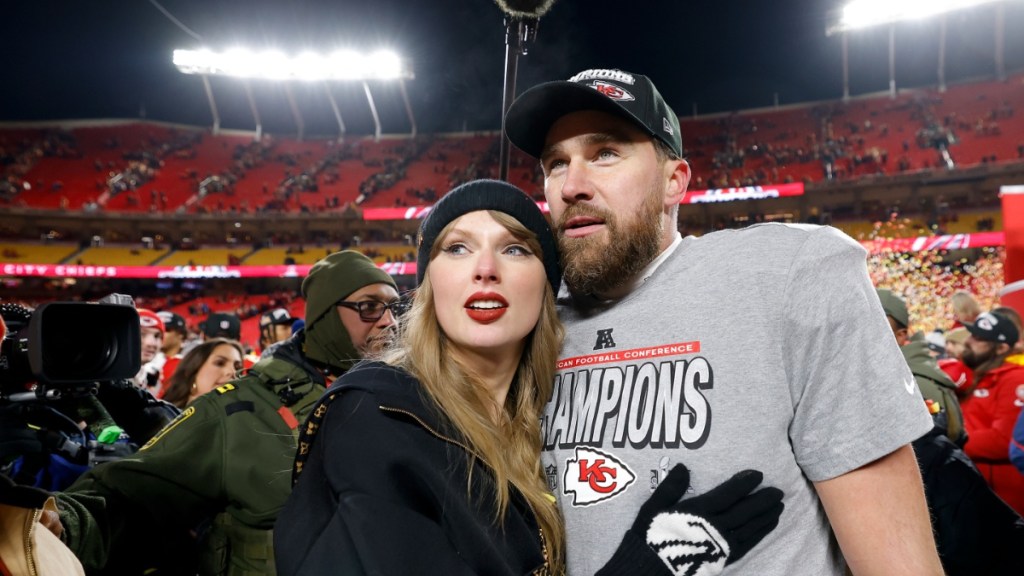 Travis Kelce Brings Girlfriend Taylor Swift Onto His New Heights Podcast