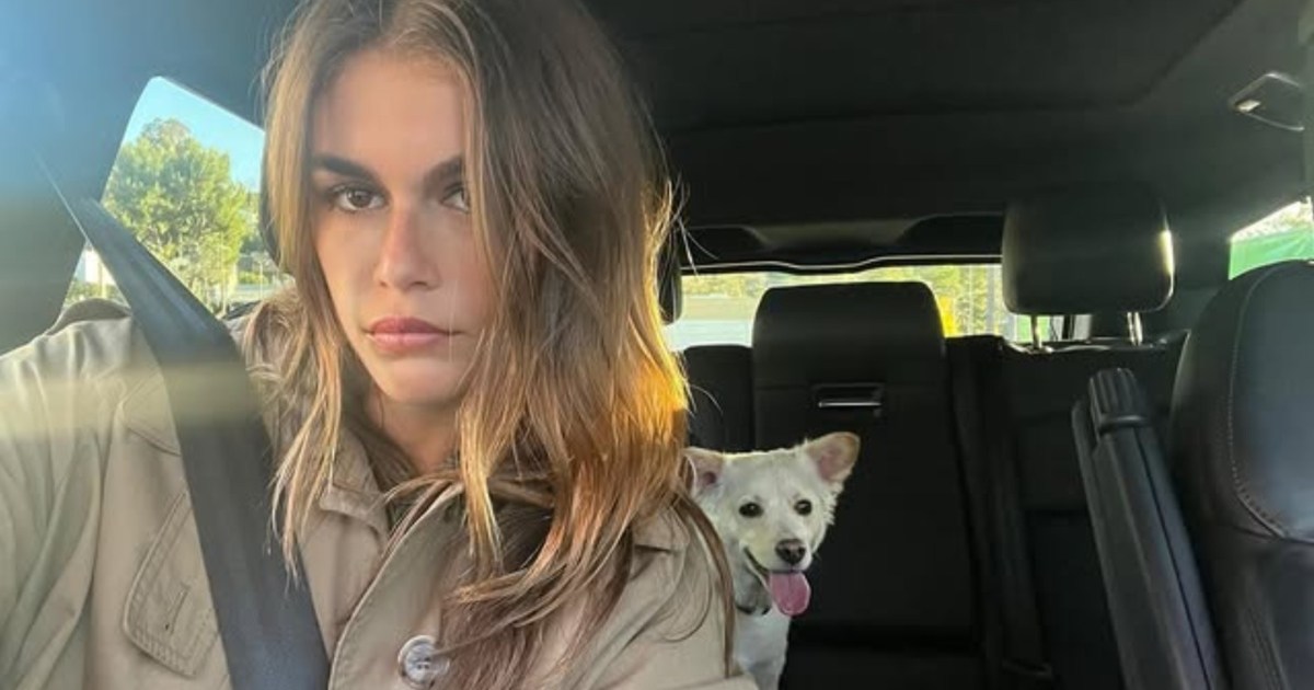 Kaia Gerber Poses Topless With Just a Necklace for New Photoshoot