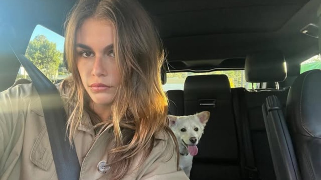 Kaia Gerber Poses Topless With Just a Necklace for New Photoshoot