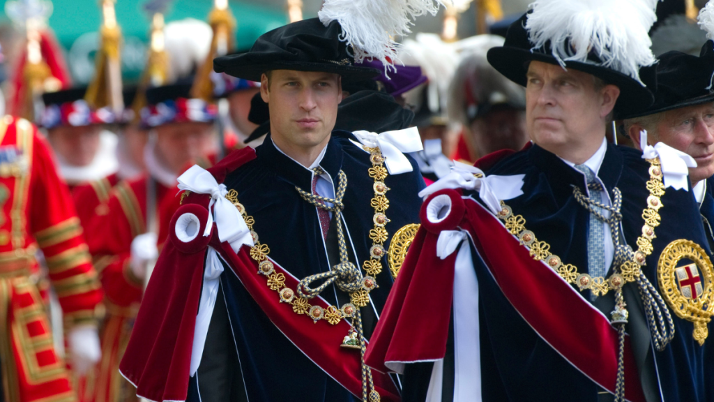 Prince William and Prince Andrew.