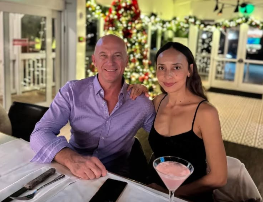 Captain Kerry with his girlfriend