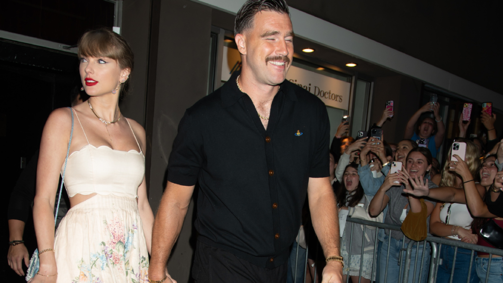 Taylor Swift and Trvis Kelce