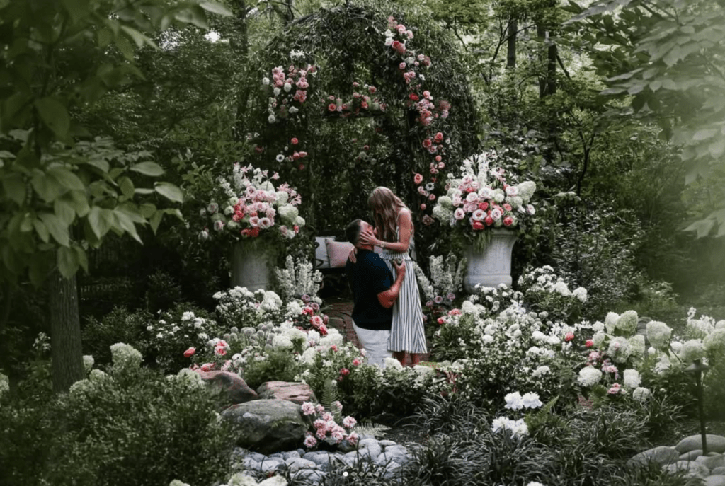 Taylor and Travis engagement photo via Taylor Swift's Instagram
