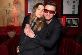 Jessica Biel and Justin Timberlake attend Justin Timberlake's 'EVERYTHING I THOUGHT IT WAS' Album Release Party at Dan Tana's on March 14, 2024 in West Hollywood, California.