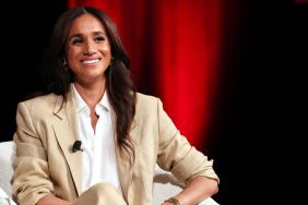 Meghan, Duchess of Sussex speaks onstage during the 2025 TIME100 Summit at Jazz at Lincoln Center on April 23, 2025 in New York City.