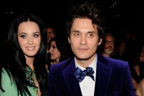 Katy Perry and John Mayer attends the 55th Annual GRAMMY Awards at STAPLES Center on February 10, 2013 in Los Angeles, California.