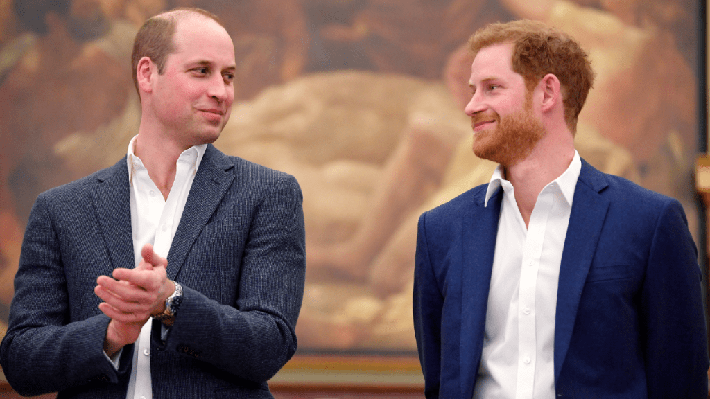 Prince William, Duke of Cambridge and Prince Harry attend the opening of the Greenhouse Sports Centre on April 26, 2018 in London, United Kingdom.