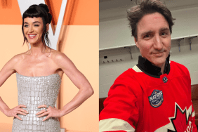 Katy Perry attends the 2025 Vanity Fair Oscar Party Hosted By Radhika Jones at Wallis Annenberg Center for the Performing Arts on March 02, 2025 in Beverly Hills, California, Justin Trudeau