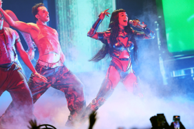 Katy Perry performs at the Kia Forum on July 15, 2025 in Inglewood, California.