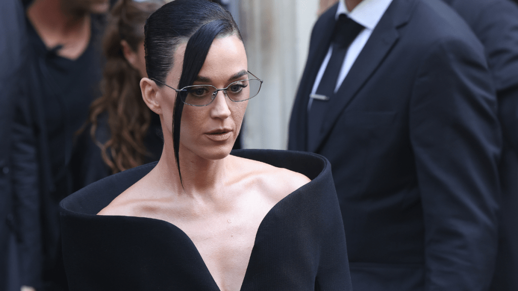 Katy Perry attends the Balenciaga Haute Couture Fall/Winter 2025/2026 show as part of Paris Fashion Week on July 09, 2025 in Paris, France.