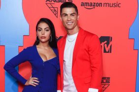 Georgina Rodriguez and Cristiano Ronaldo attend the MTV EMAs 2019 at FIBES Conference and Exhibition Centre on November 03, 2019 in Seville, Spain.