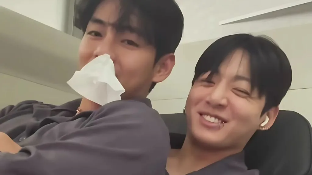 BTS V Jungkook gym video