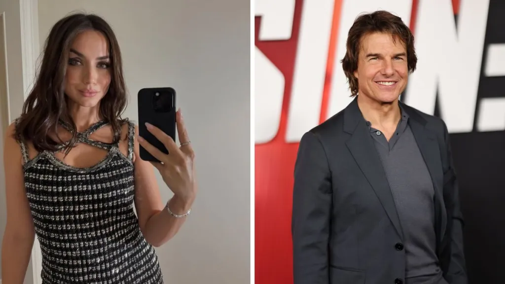 Ana de Armas, Tom Cruise attends the "Mission: Impossible - Dead Reckoning Part One" premiere at Rose Theater, Jazz at Lincoln Center on July 10, 2023 in New York City.