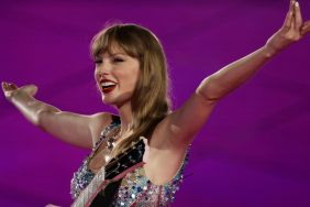 aylor Swift performs during "Taylor Swift | The Eras Tour" at the National Stadium on March 02, 2024 in Singapore.