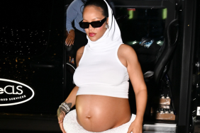 Rihanna is seen on July 14, 2025 in Los Angeles, California.