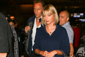 Taylor Swift and Tom Hiddleston are seen at LAX on July 06, 2016 in Los Angeles, California.