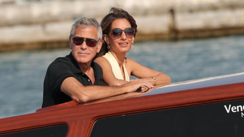 Amal and George Clooney holiday photos
