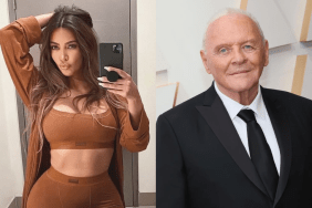 Kim Kardashian Anthony Hopkins SKIMS face wrap Anthony Hopkins Hannibal Lecter