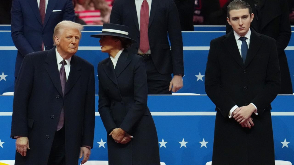 Donald Trump son Barron Trump Melania Trump kids