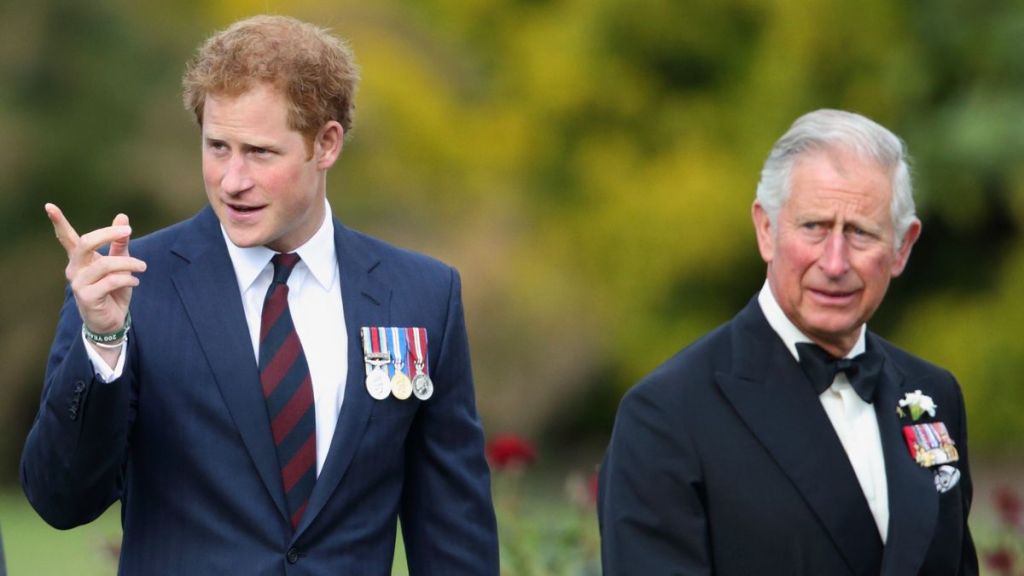 Prince Harry and Prince Charles, Prince of Wales attend the Gurkha 200 Pageant at the Royal Hospital Chelsea on June 9, 2015 in London, England