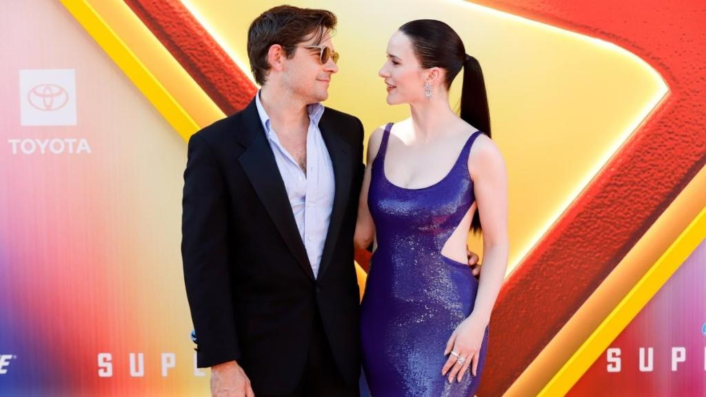 Rachel Brosnahan's Husband Reacts To Viral David Corenswet Kiss Clip