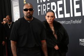 Kanye West and Bianca Censori attend the 67th GRAMMY Awards on February 02, 2025 in Los Angeles, California