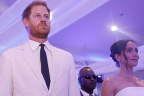 Prince Harry, Duke of Sussex, and Meghan, Duchess of Sussex visit Nigeria Unconquered, a charity organisation that works in collaboration with the Invictus Games Foundation, at a reception at Officers’ Mess on May 11, 2024 in Abuja, Nigeria