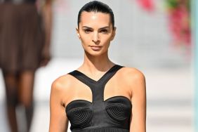 Emily Ratajkowski Poses in Satin Gown in New Photos: 'Skinny Dipping'