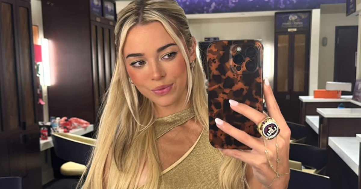 Photos: Livvy Dunne Strikes Gold With Sparkly Minidress