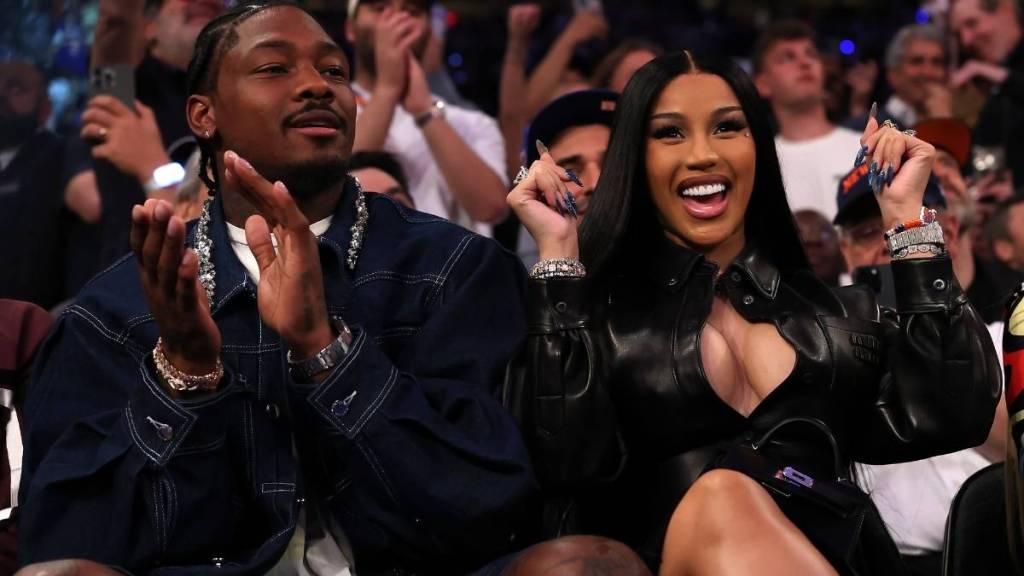 Pregnant Cardi B Reacts to Stefon Diggs Paternity Drama: 'We’ll Figure It Out, B****'