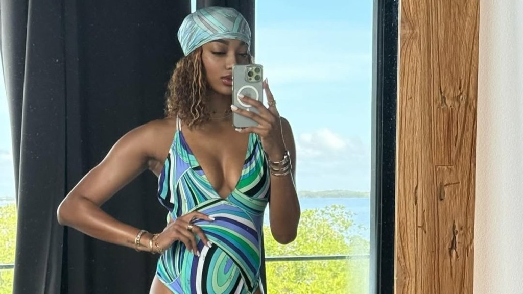 Angel Reese Turns Heads in Sculpted Swimsuit Look
