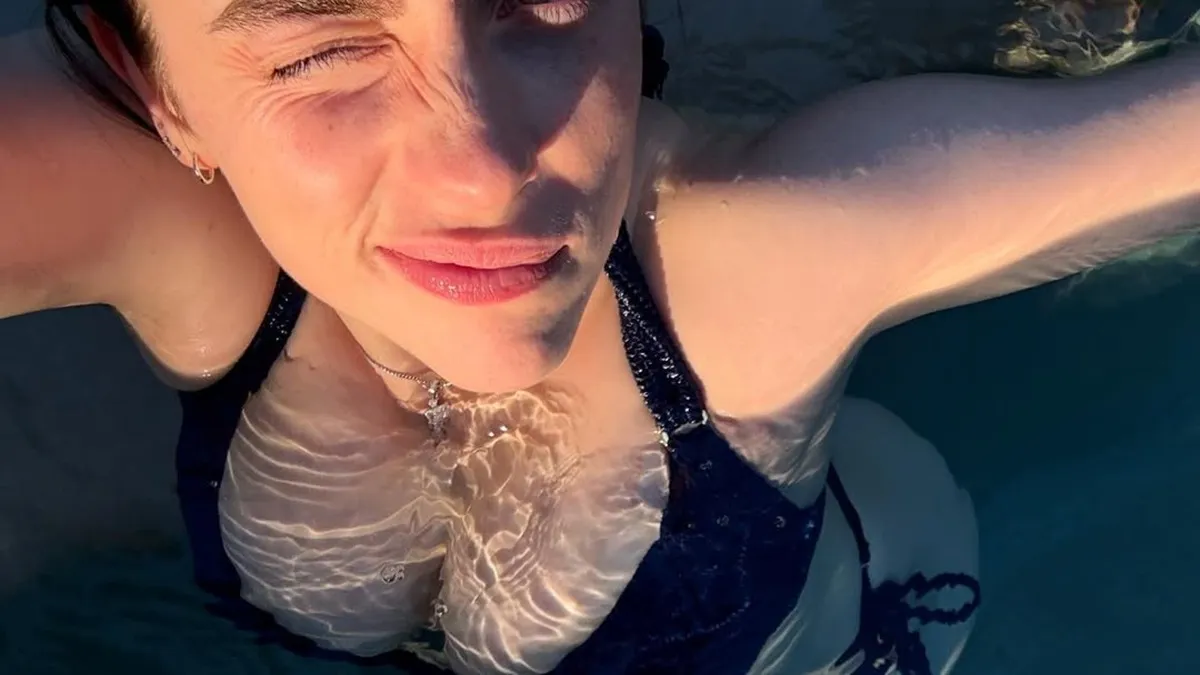 Billie Eilish Flaunts Her Curves in Black Bikini